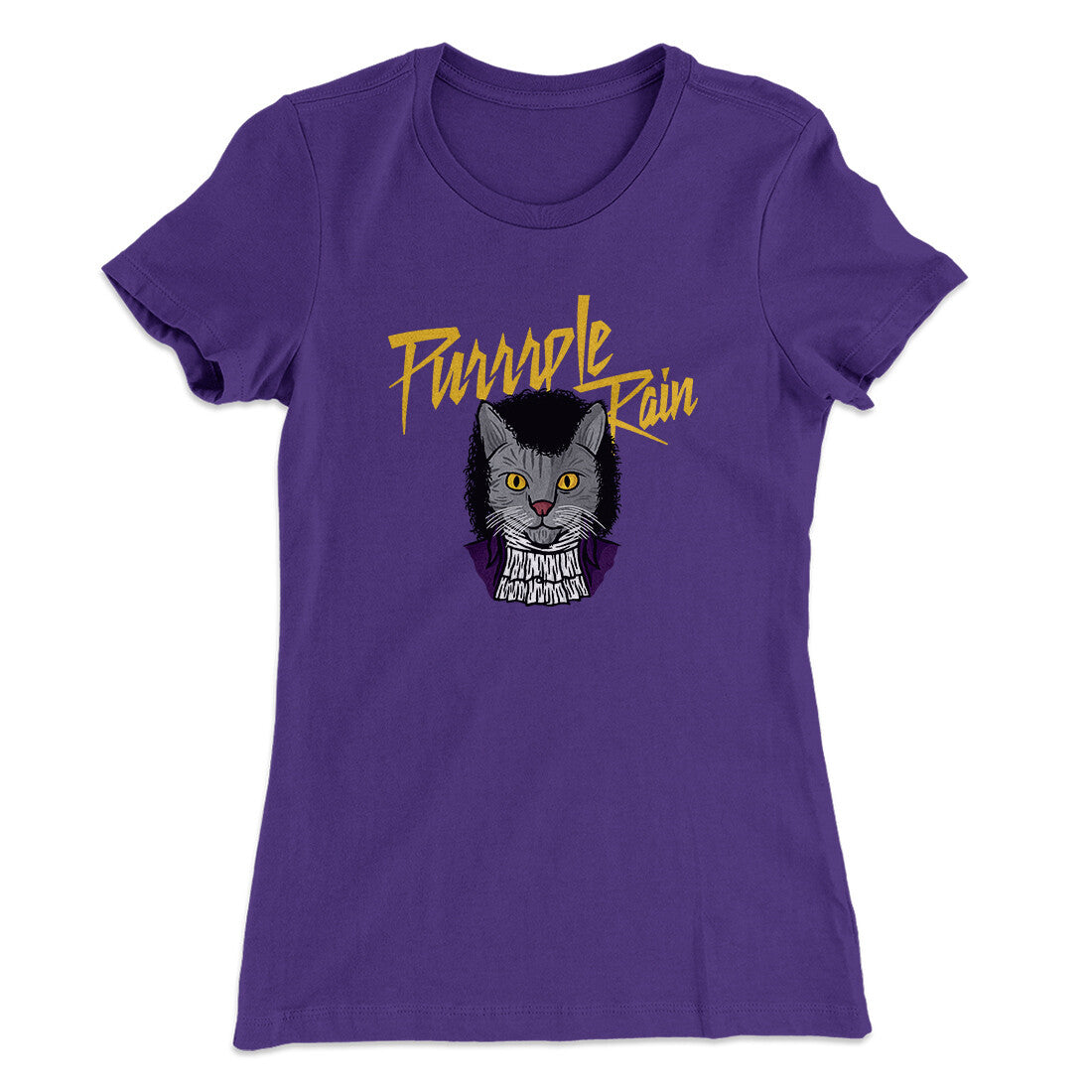 Purrrple Rain Women's T-Shirt