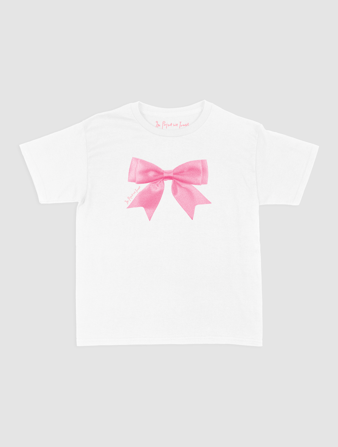 put a bow on it baby tee
