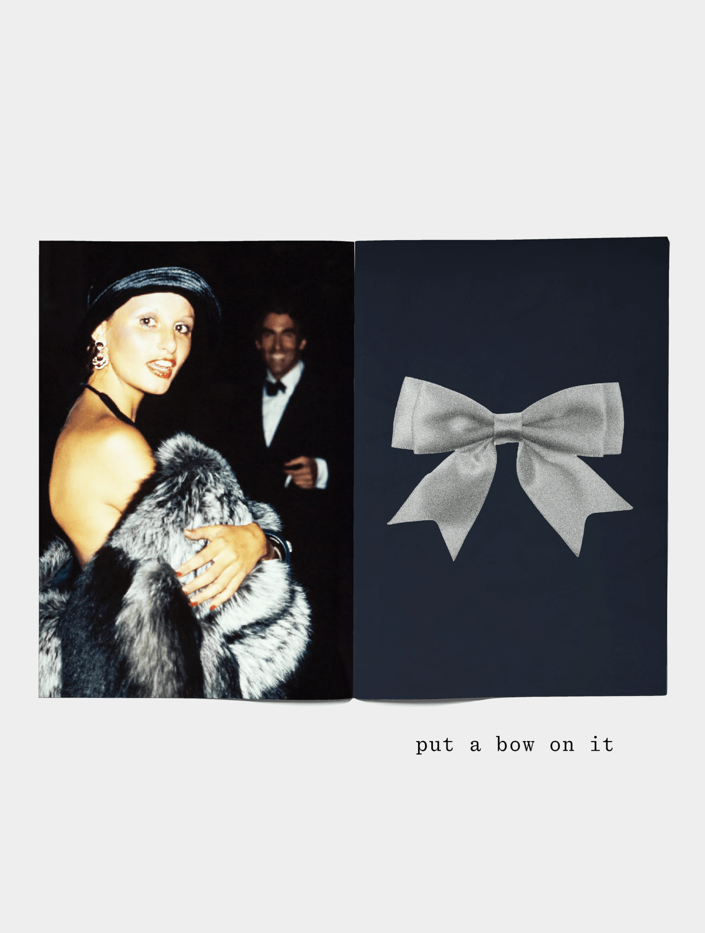 put a bow on it baby tee Style001