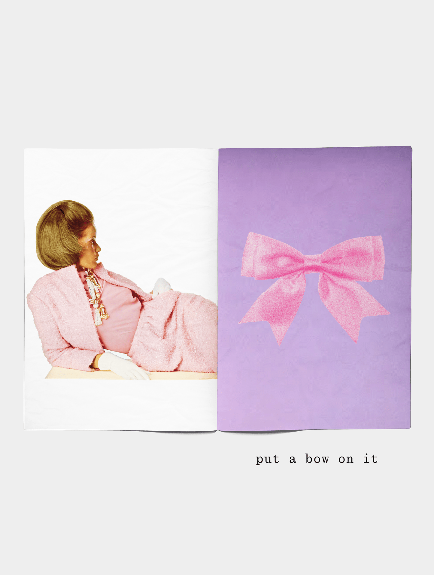 put a bow on it baby tee