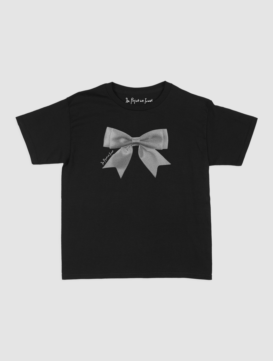 put a bow on it baby tee Style001