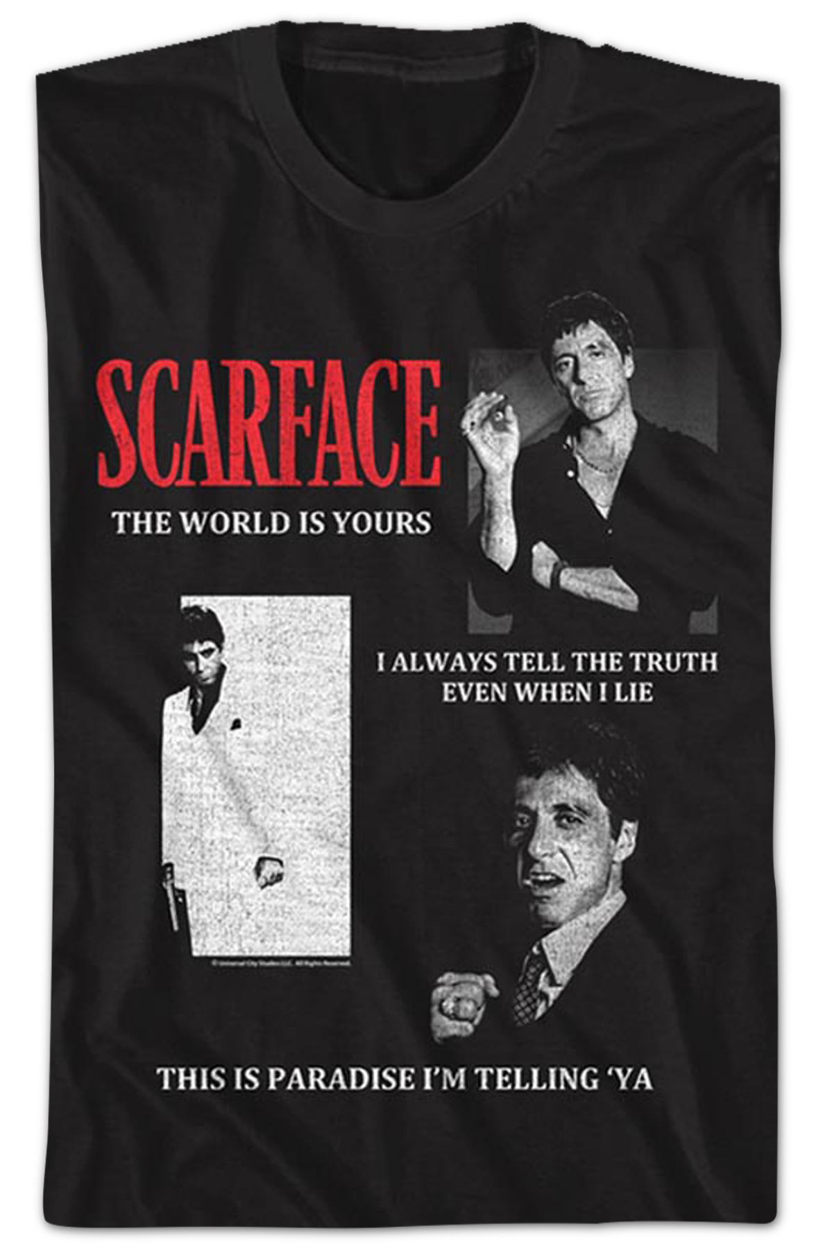 Quotes Collage Scarface T-Shirt