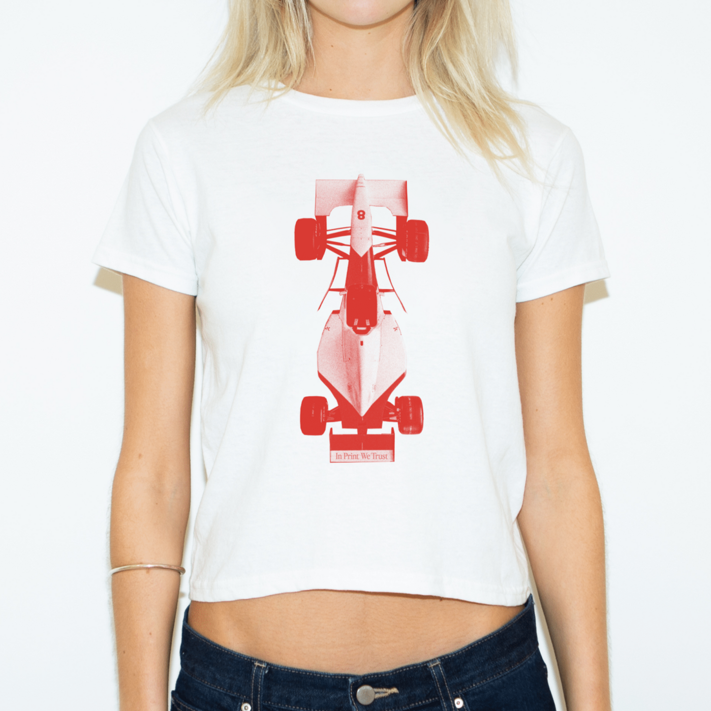 racing car baby tee