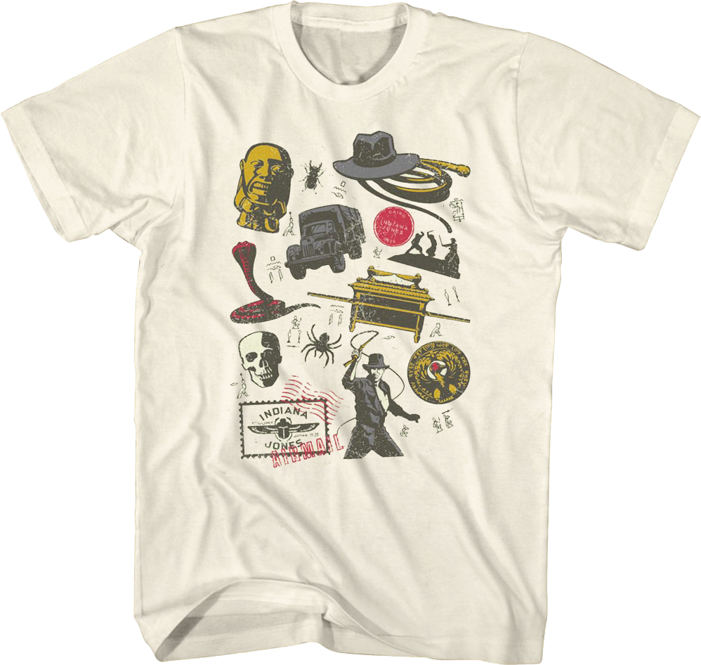 Raiders of the Lost Ark Icons Indiana Jones T-Shirt