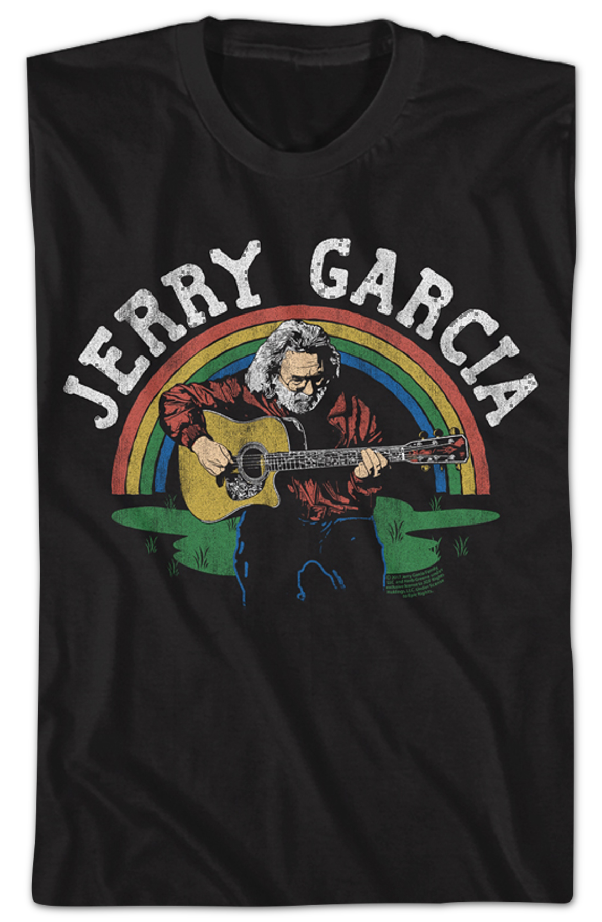 Rainbow Jerry Garcia T-Shirt