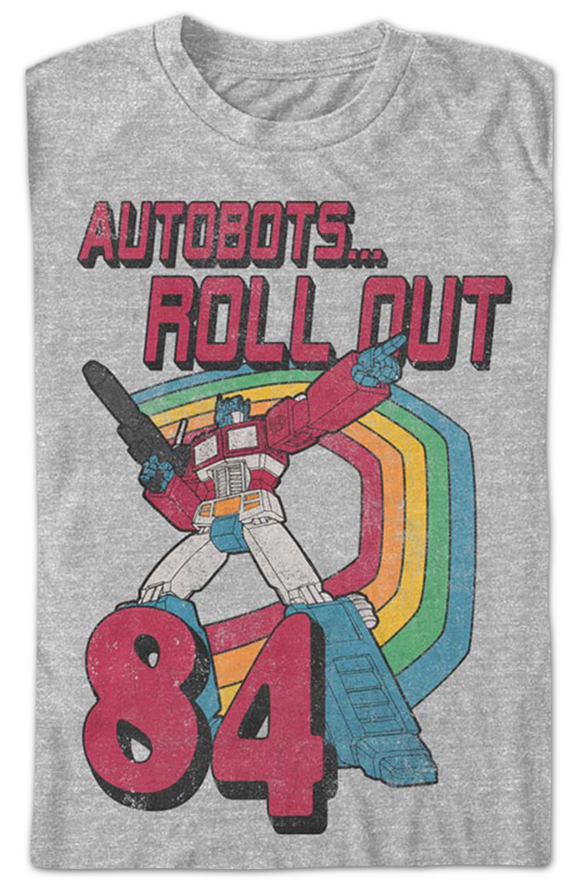 Rainbow Roll Out Transformers T-Shirt