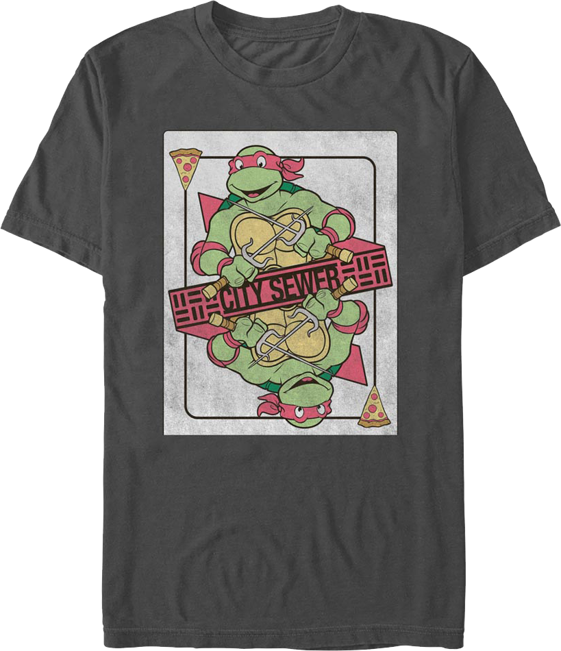 Raphael Playing Card Teenage Mutant Ninja Turtles T-Shirt