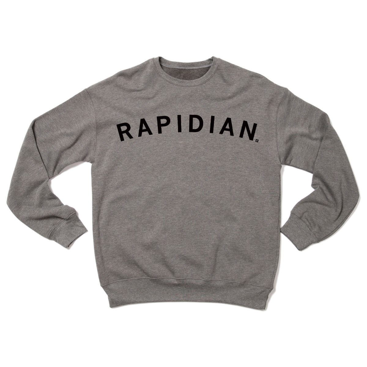 Rapidian Curved Logo Crew Sweatshirt