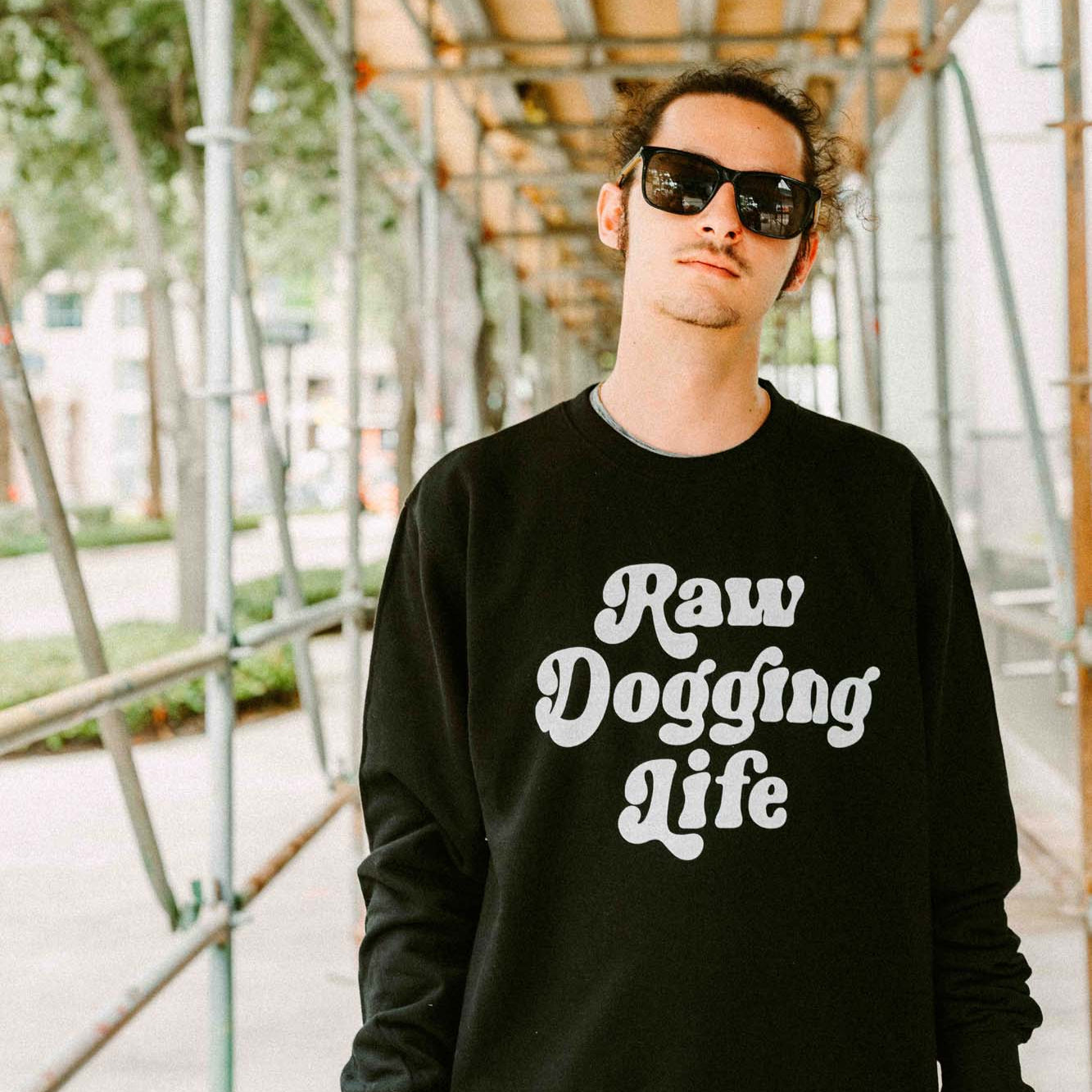 Raw Dogging Life Crewneck Sweatshirt