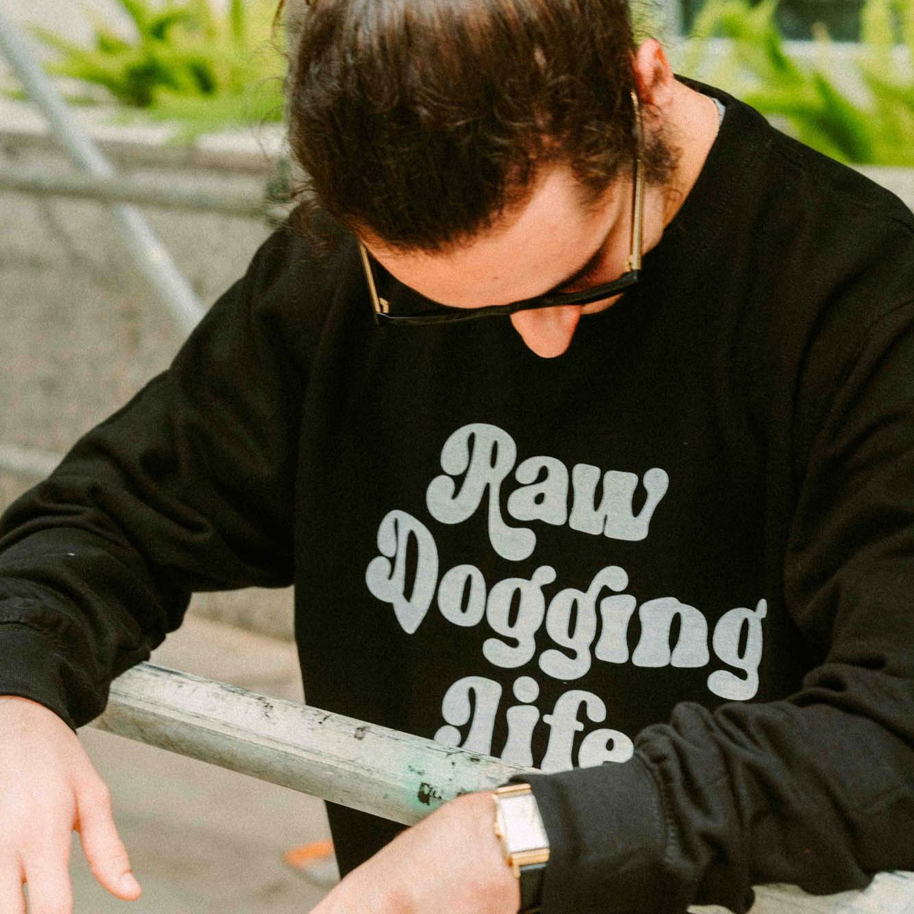 Raw Dogging Life Crewneck Sweatshirt