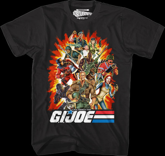 Real American Heroes Group GI Joe T-Shirt