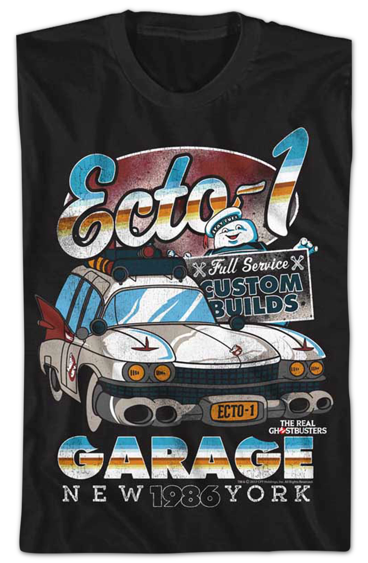 Real Ghostbusters Ecto-1 T-Shirt