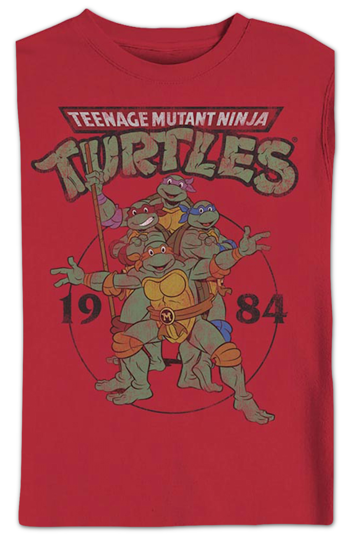 Red 1984 Teenage Mutant Ninja Turtles Sweatshirt