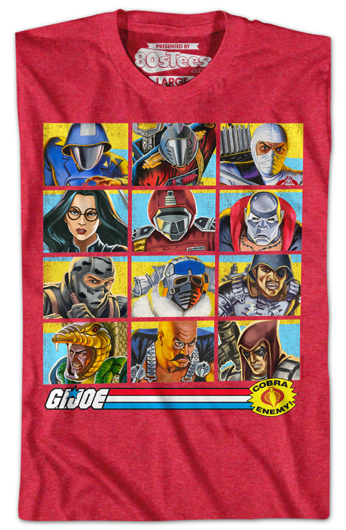 Red Cobra Organization's Dirty Dozen GI Joe T-Shirt