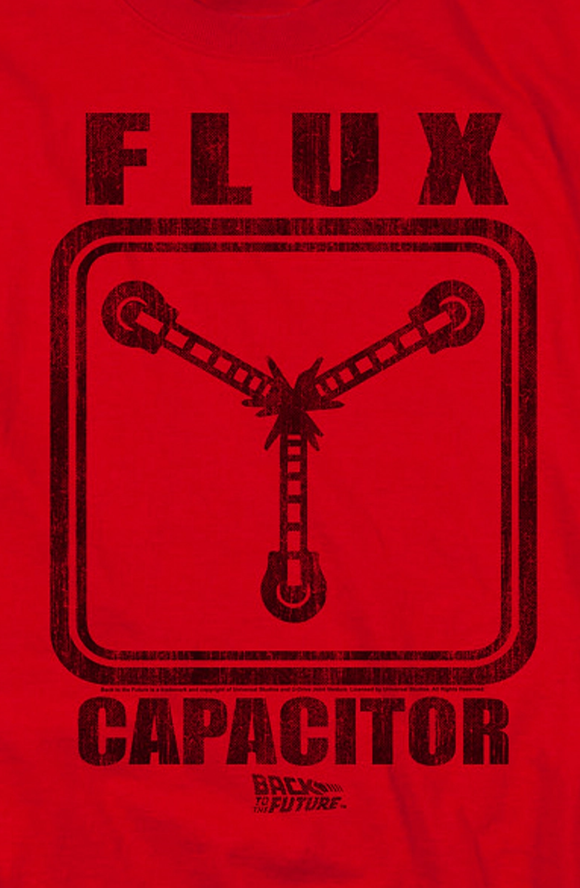 Red Flux Capacitor Back To The Future T-Shirt