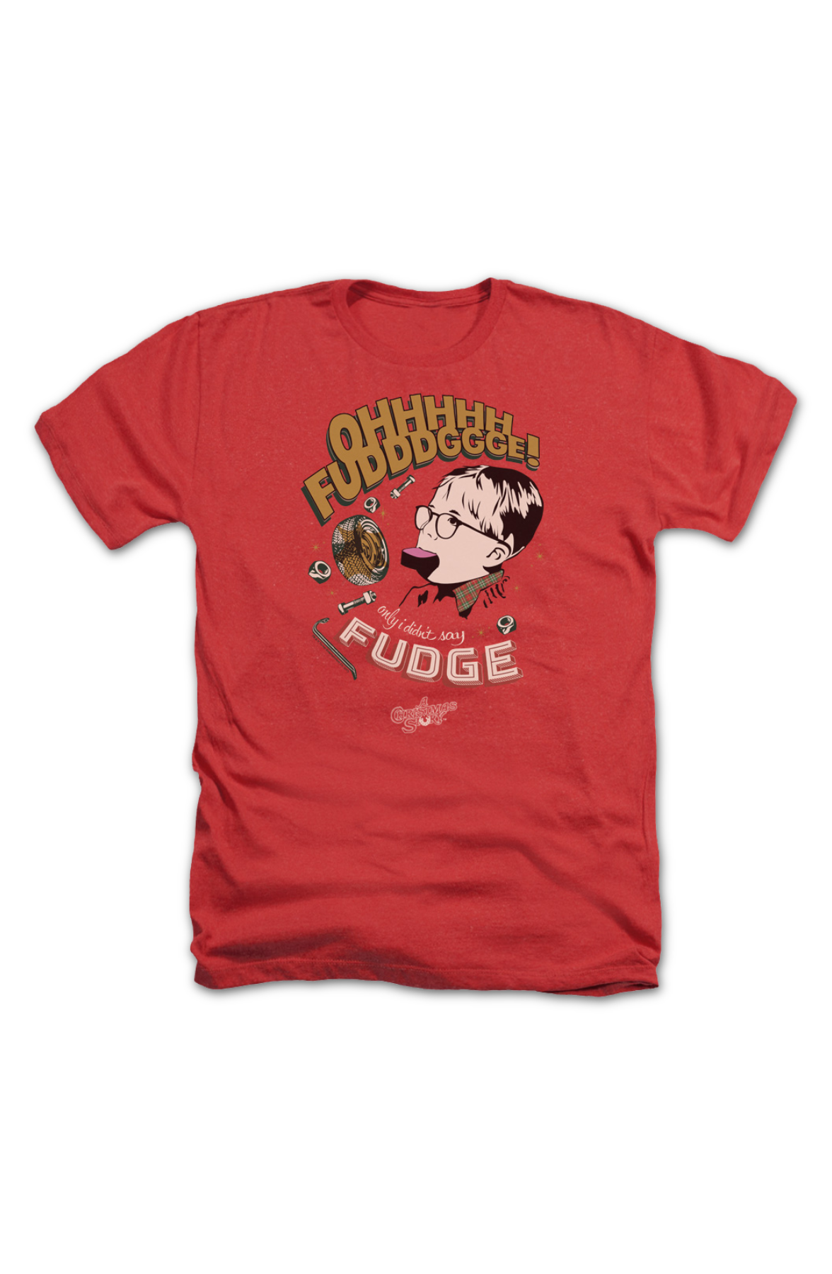 Red Heather Oh Fudge Christmas Story T-Shirt