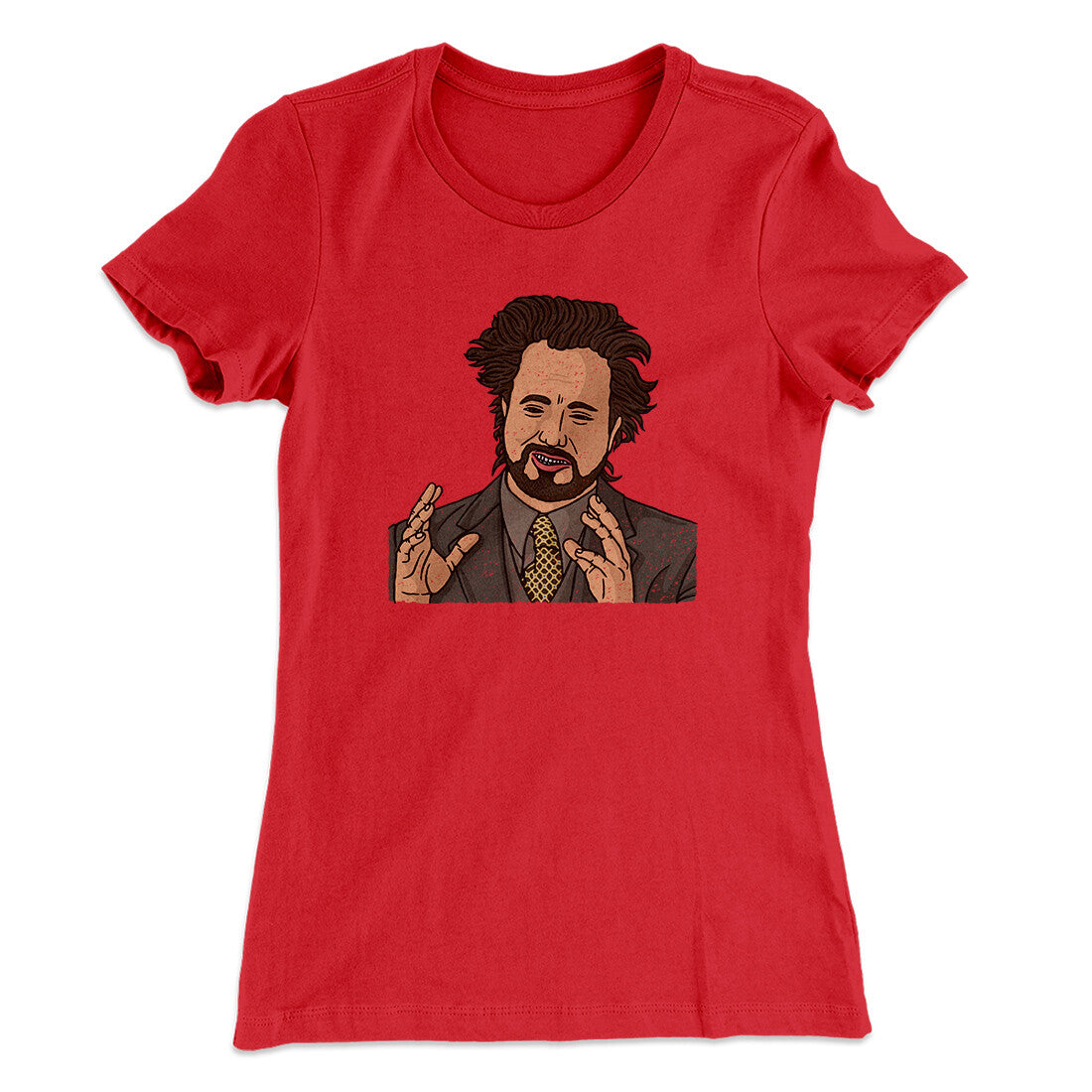 Alien Guy Meme Funny Women's T-Shirt