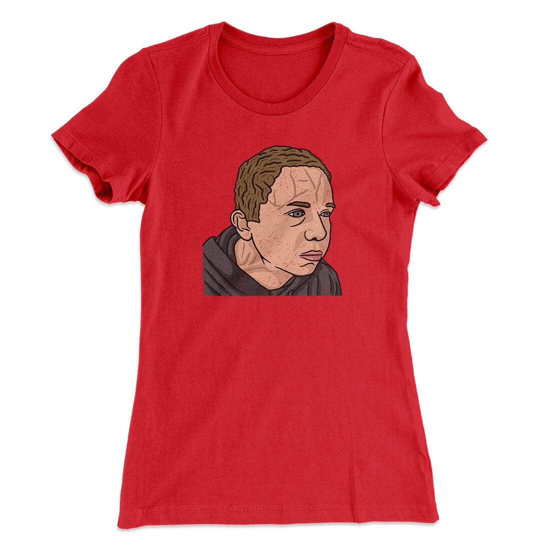 Bulging Forehead Vein Guy Meme Funny Women's T-Shirt