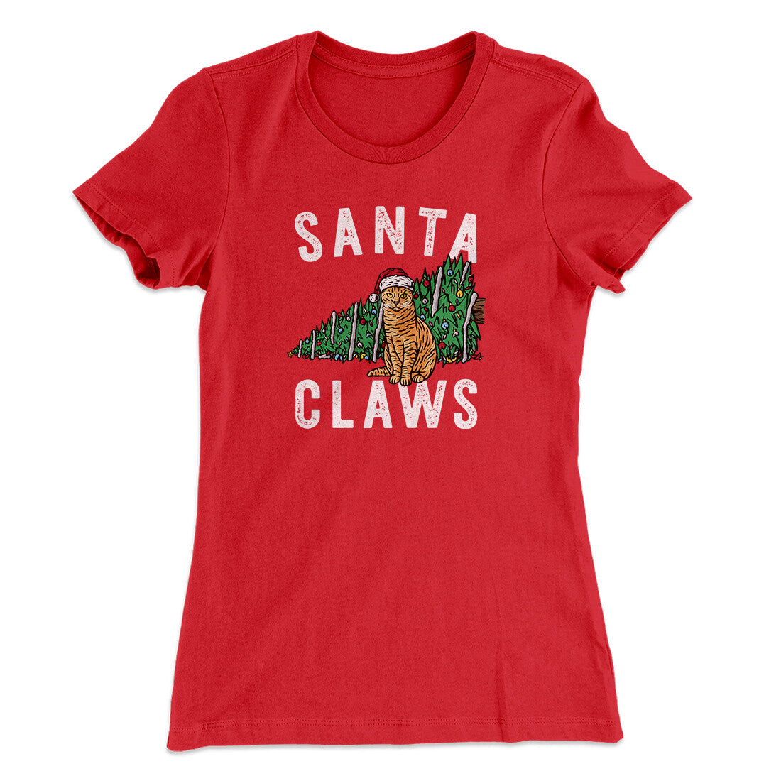 Santa Claws Women's T-Shirt Style001