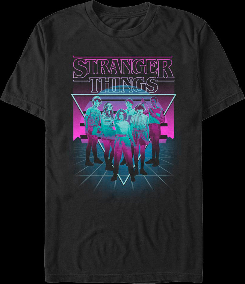 Retro Neon Stranger Things T-Shirt