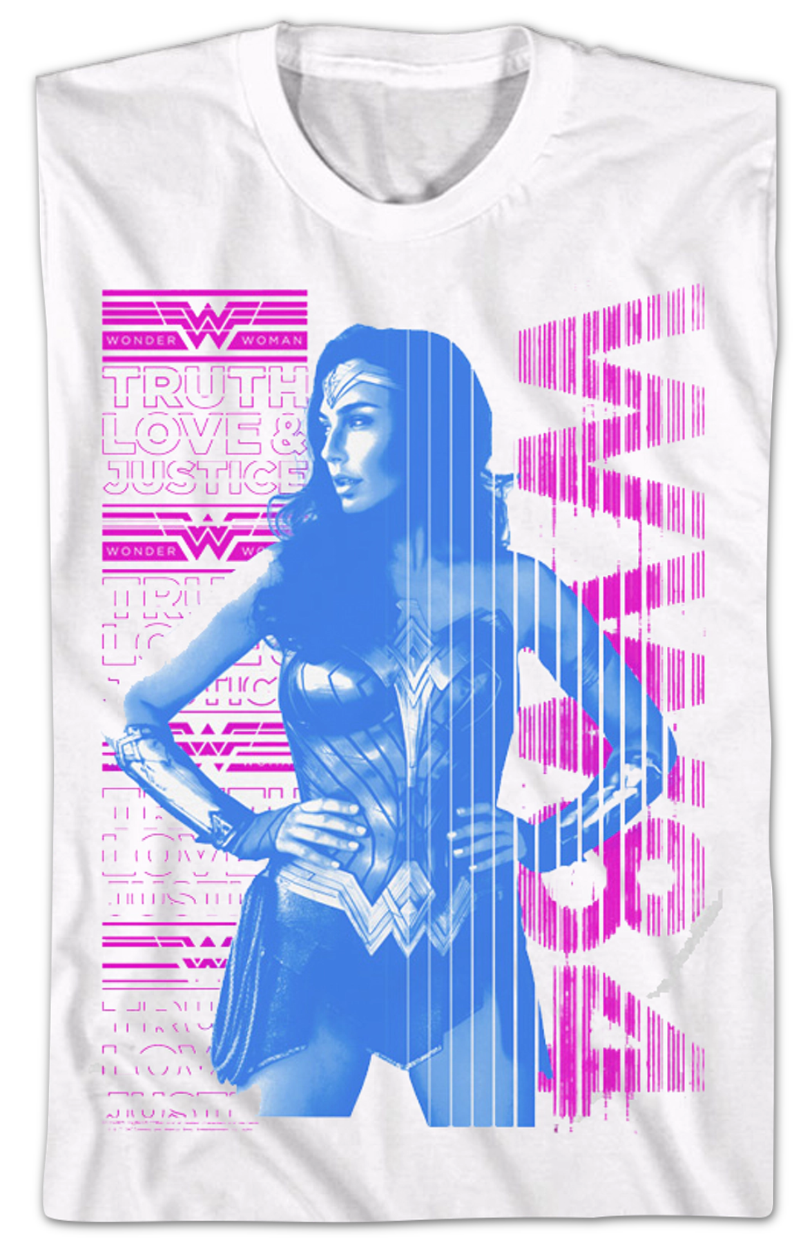 Retro Truth Love & Justice Wonder Woman 1984 T-Shirt