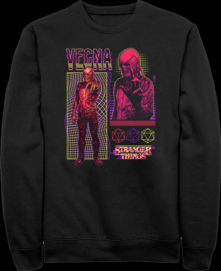 Retro Vecna Stranger Things Sweatshirt