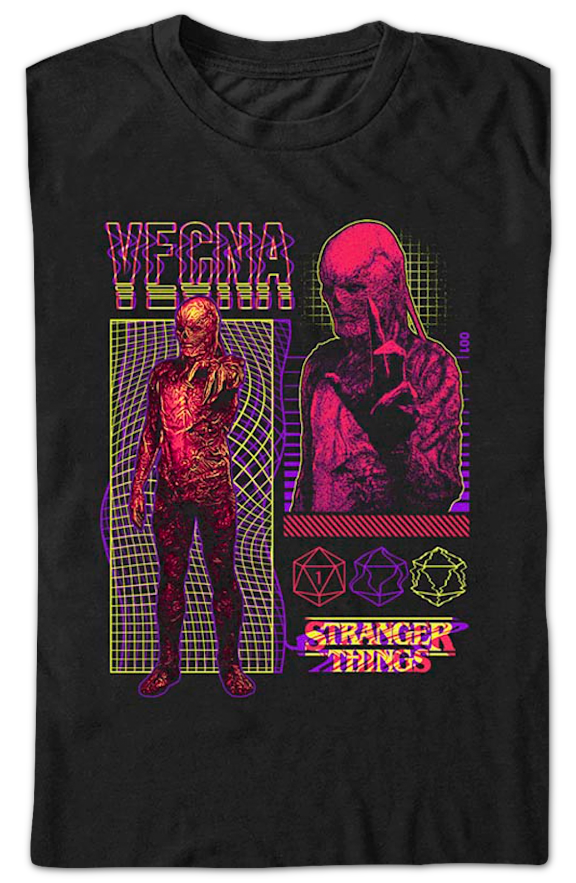Retro Vecna Stranger Things T-Shirt