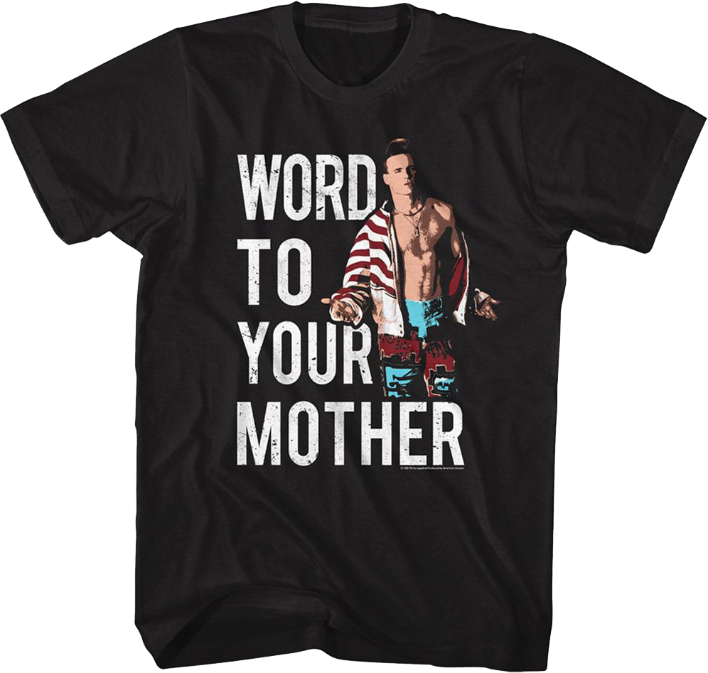 Retro Word To Your Mother Vanilla Ice T-Shirt