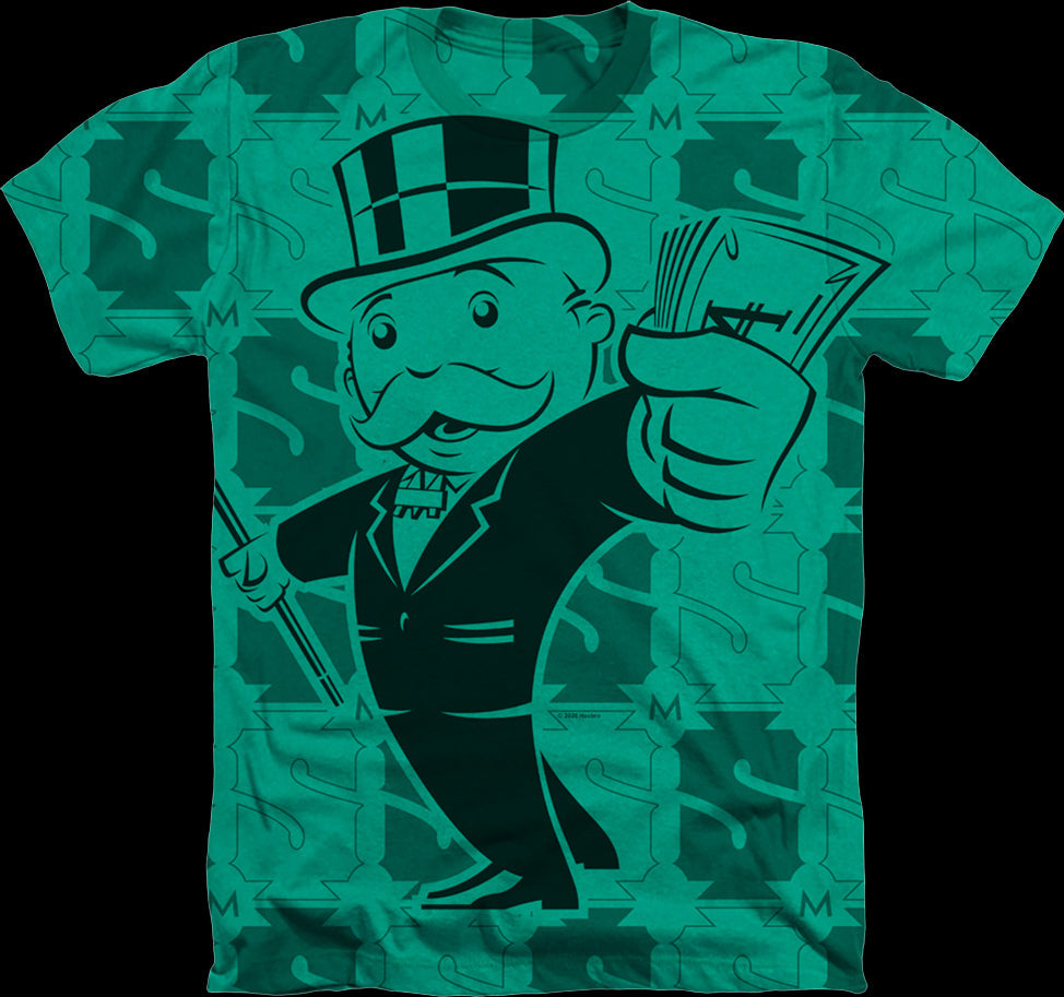 Rich Uncle Pennybags Monopoly T-Shirt