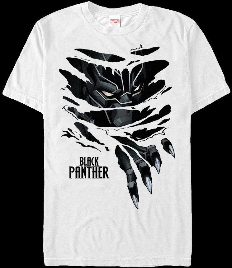 Ripped Black Panther T-Shirt