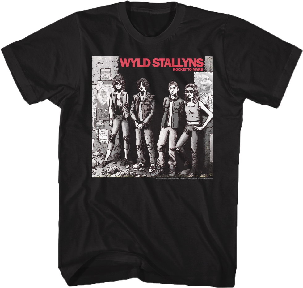 Rocket To Mars Wyld Stallyns T-Shirt
