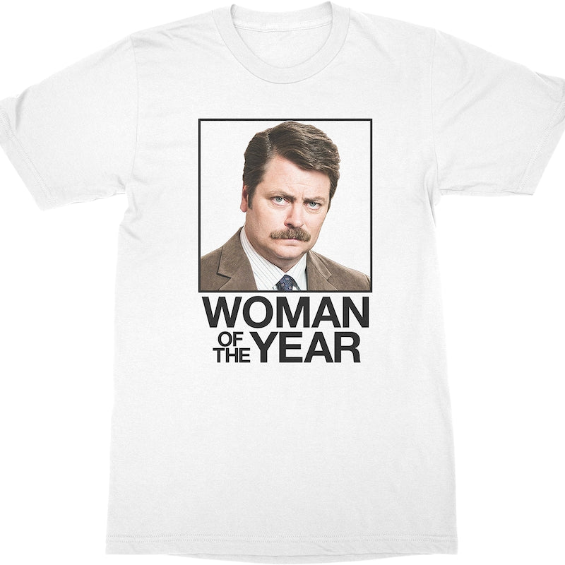 Ron Swanson Woman of the Year Parks and Recreation T-Shirt