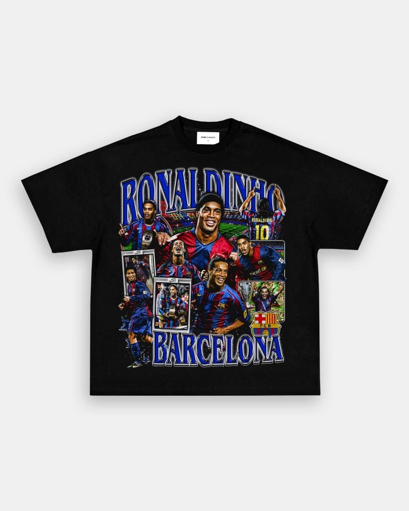 RONALDINHO - FCB TEE Style001
