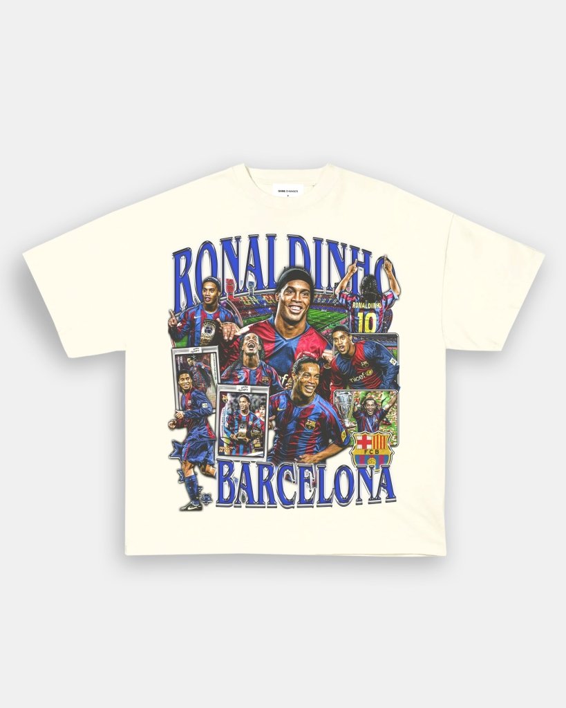 RONALDINHO - FCB TEE Style001
