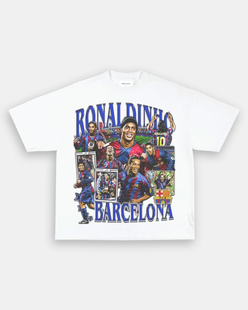 RONALDINHO - FCB TEE Style001