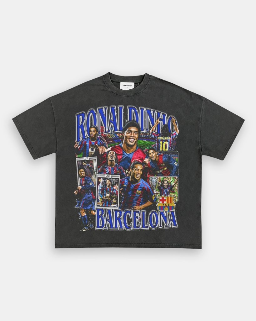 RONALDINHO - FCB TEE Style001