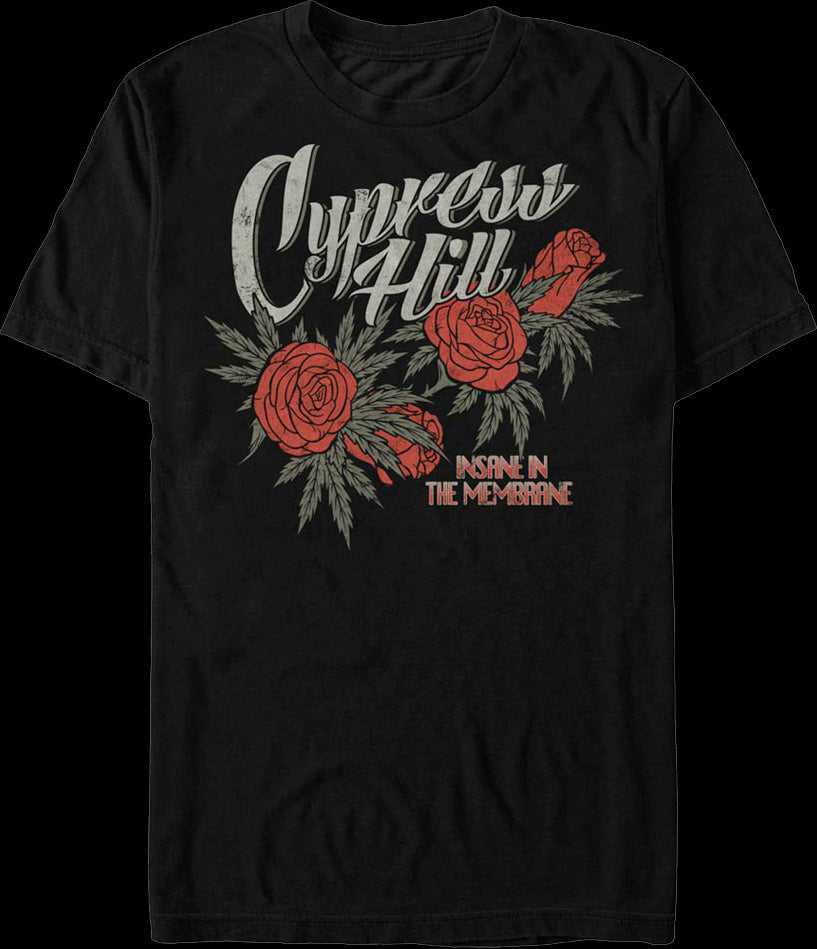 Rose Bud Insane In The Membrane Cypress Hill T-Shirt