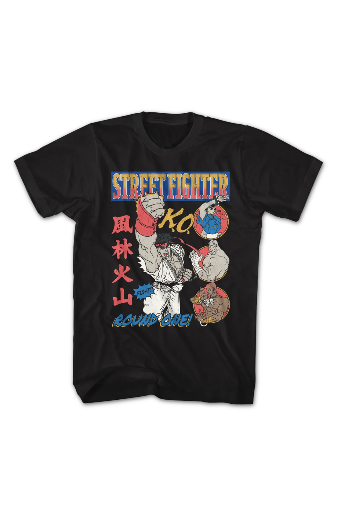Round One Street Fighter T-Shirt Style001
