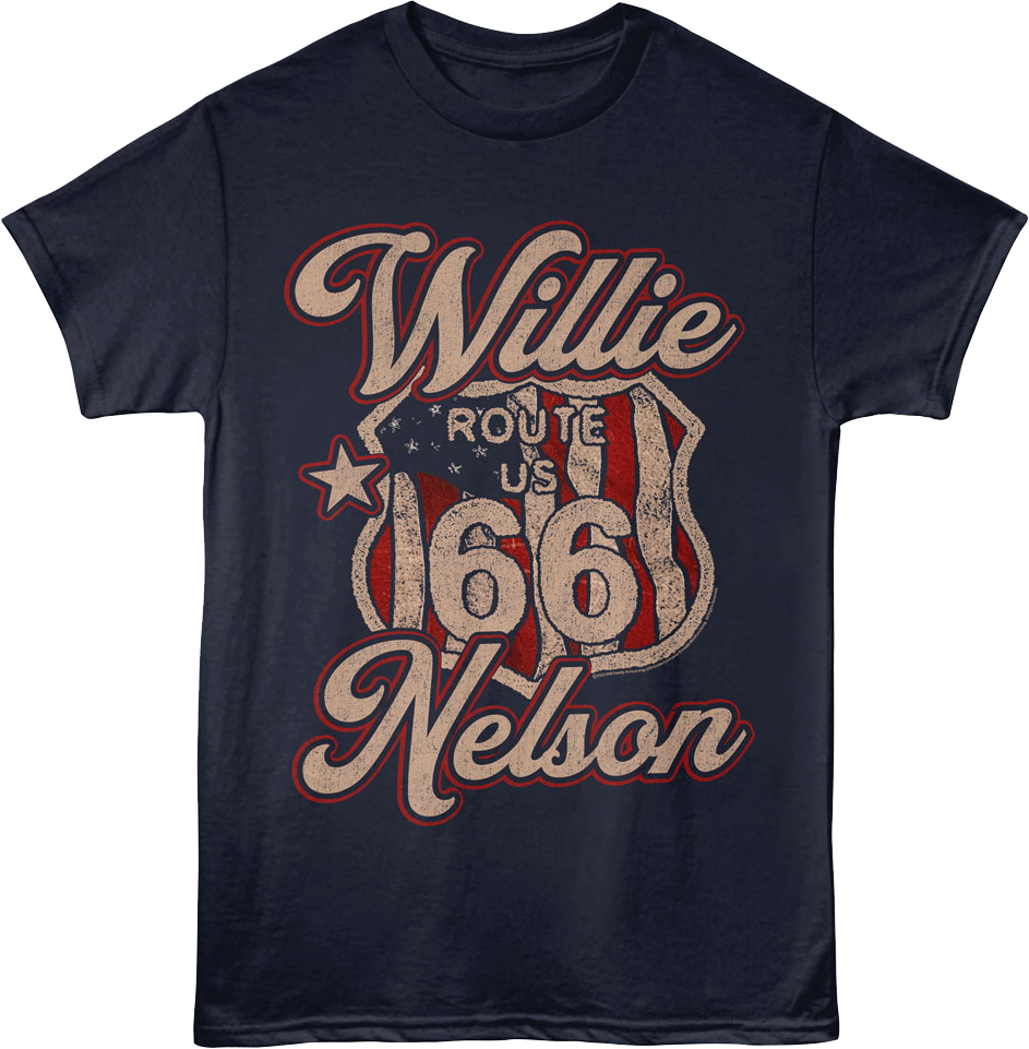 Route 66 Willie Nelson T-Shirt