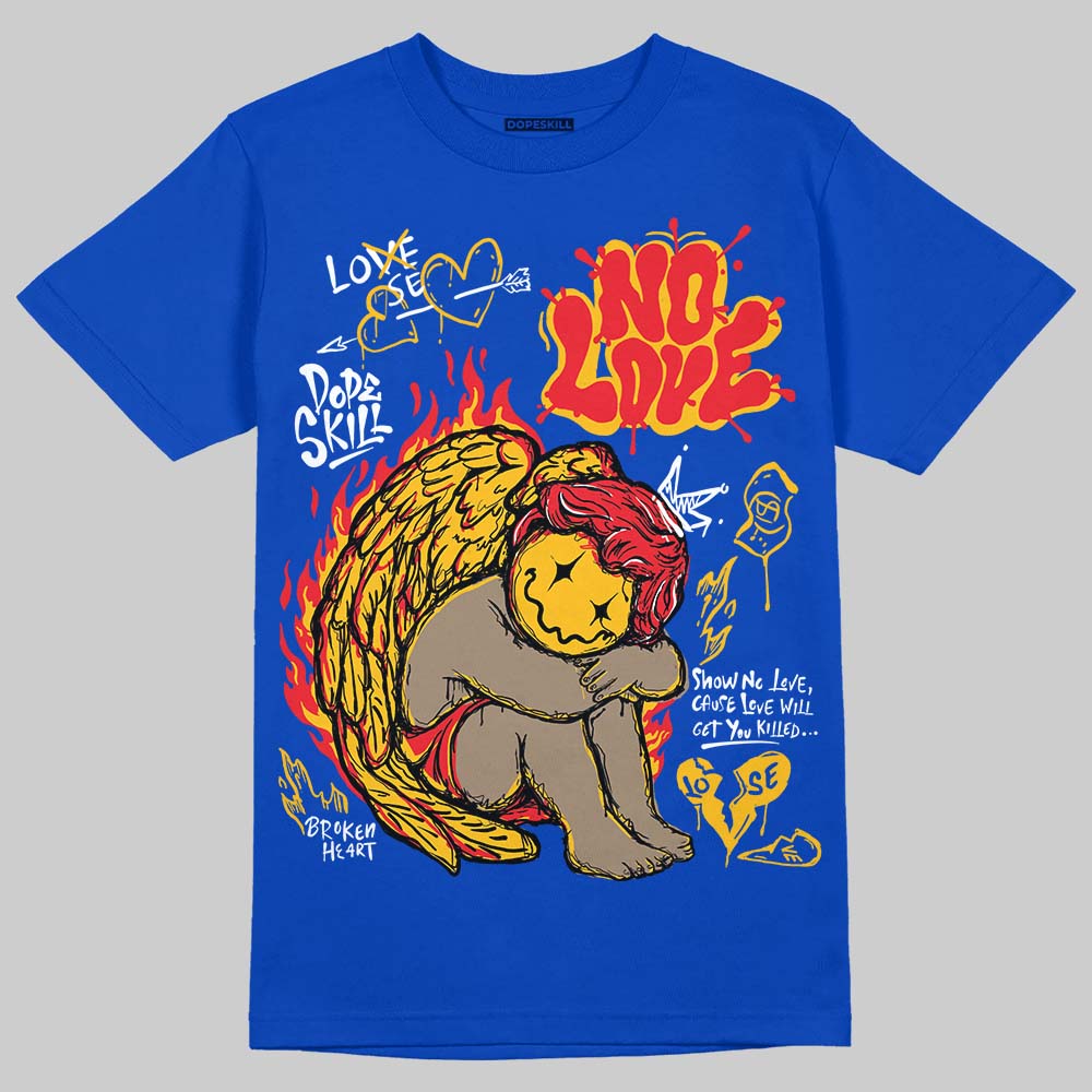 Royal Blue Collection DopeSkill T-Shirt No Love Graphic