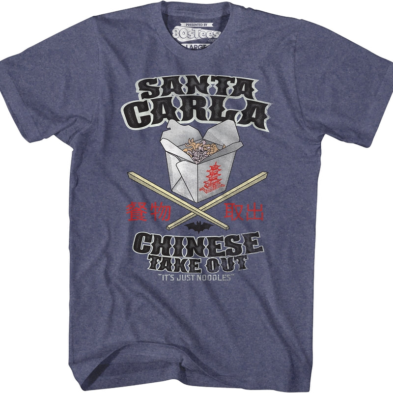 Santa Carla Chinese Take Out Lost Boys T-Shirt