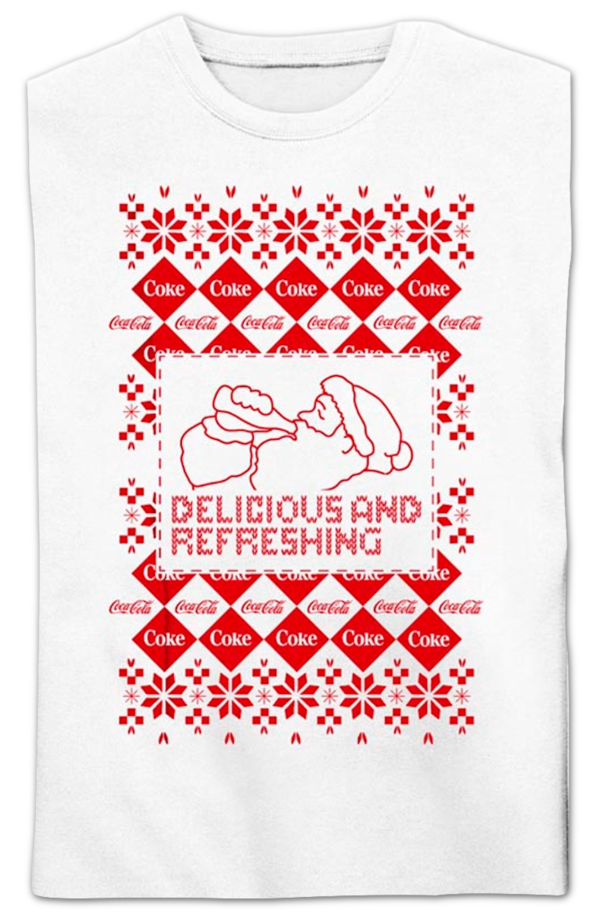 Santa Claus Delicious And Refreshing Coca-Cola Sweatshirt