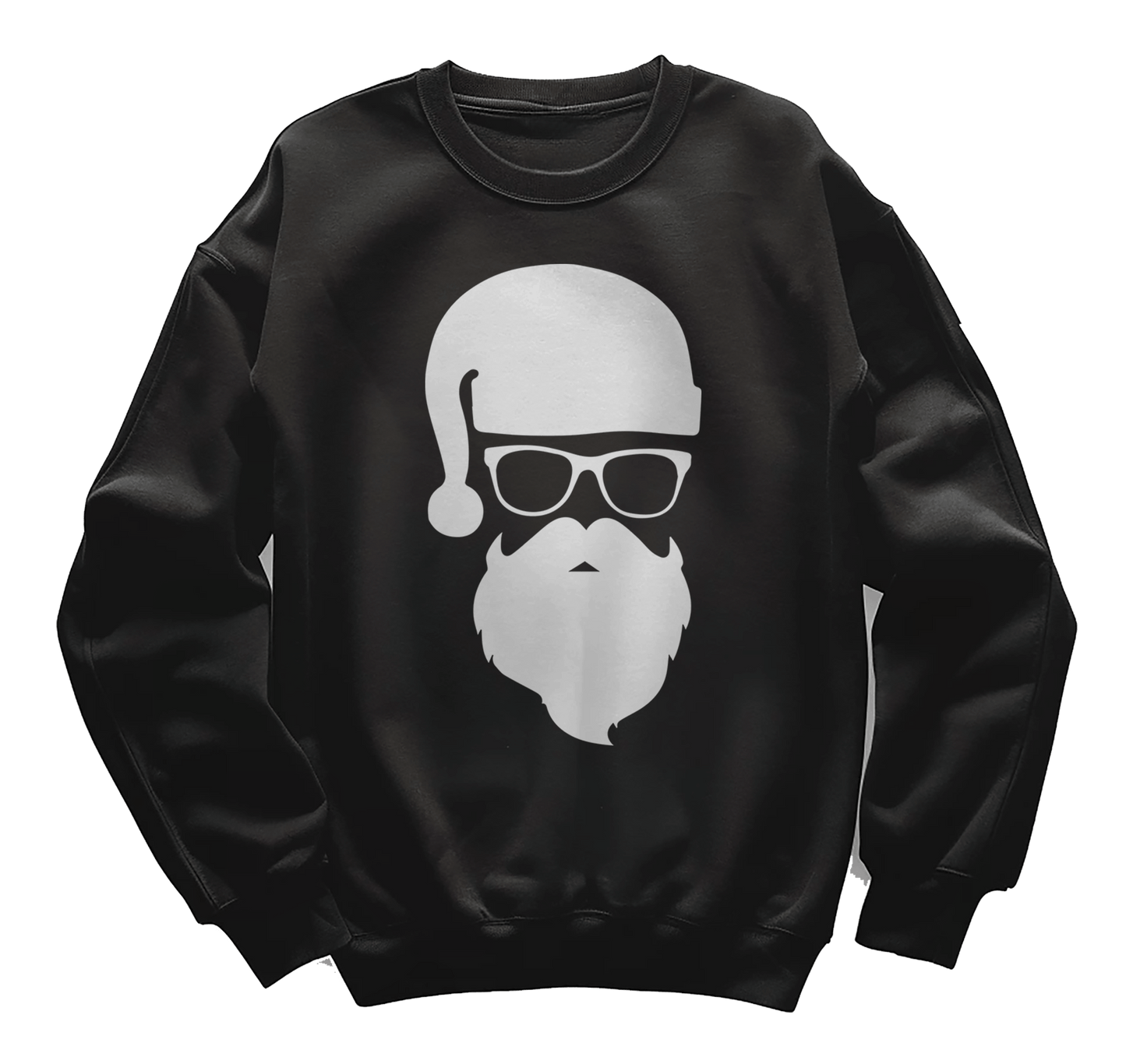 Santa Hipster Christmas Sweatshirt