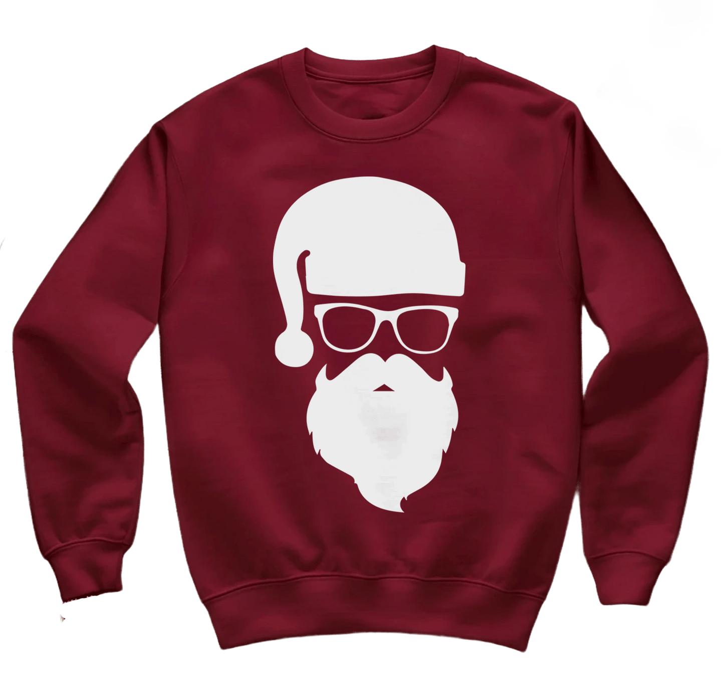 Santa Hipster Christmas Sweatshirt