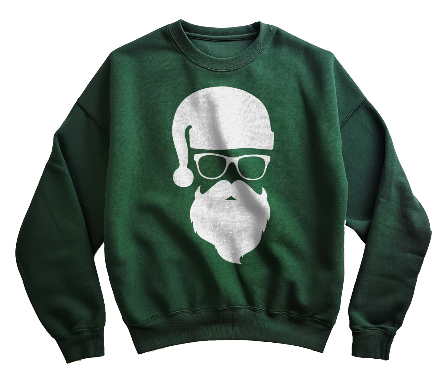 Santa Hipster Christmas Sweatshirt