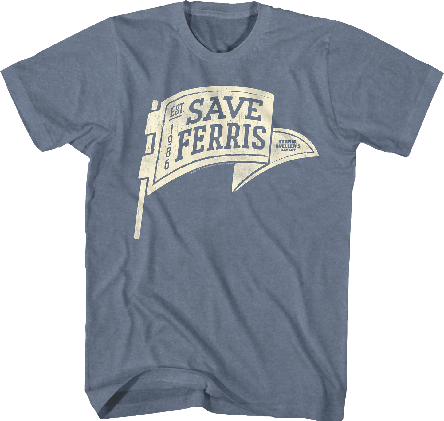 Save Ferris Pennant Ferris Bueller's Day Off T-Shirt