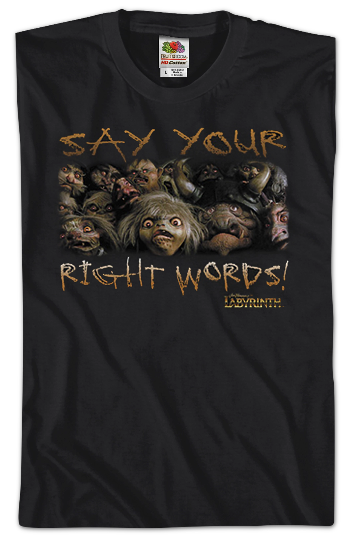 Say Your Right Words Labyrinth Shirt
