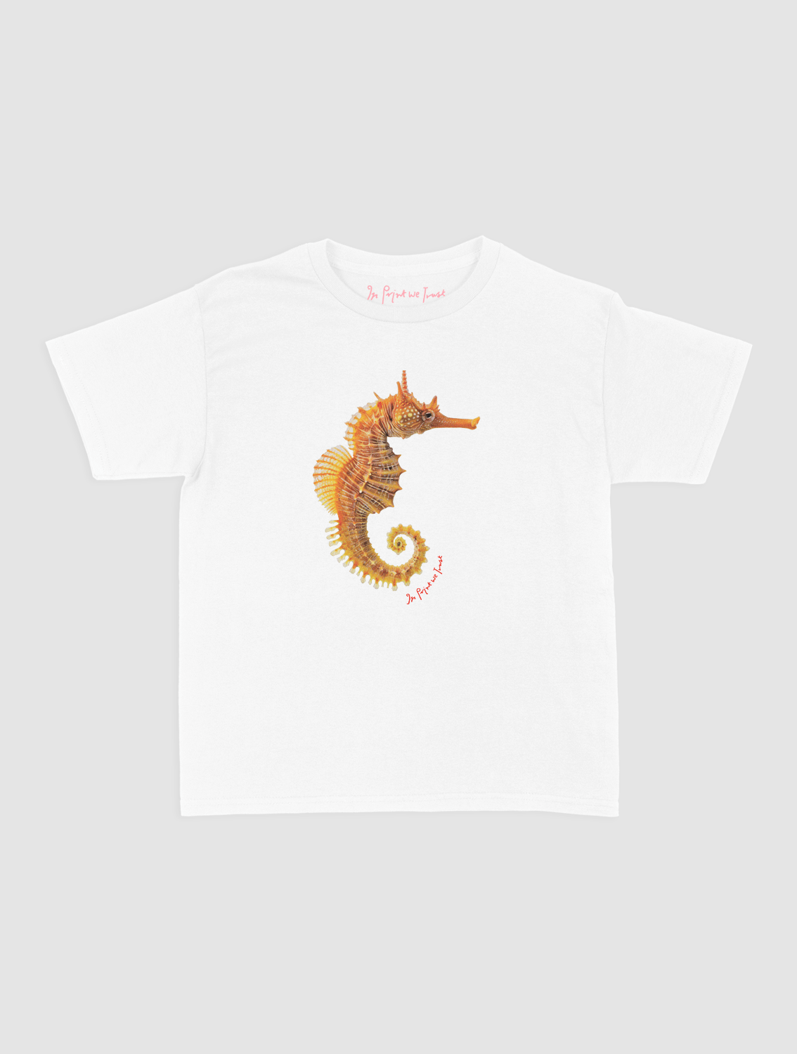 seahorse baby tee