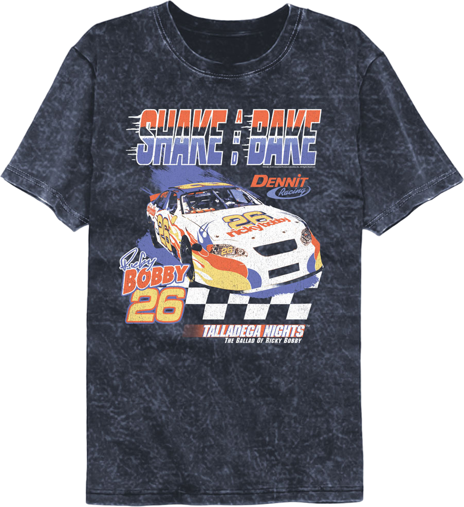 Shake And Bake Talladega Nights Mineral Wash T-Shirt