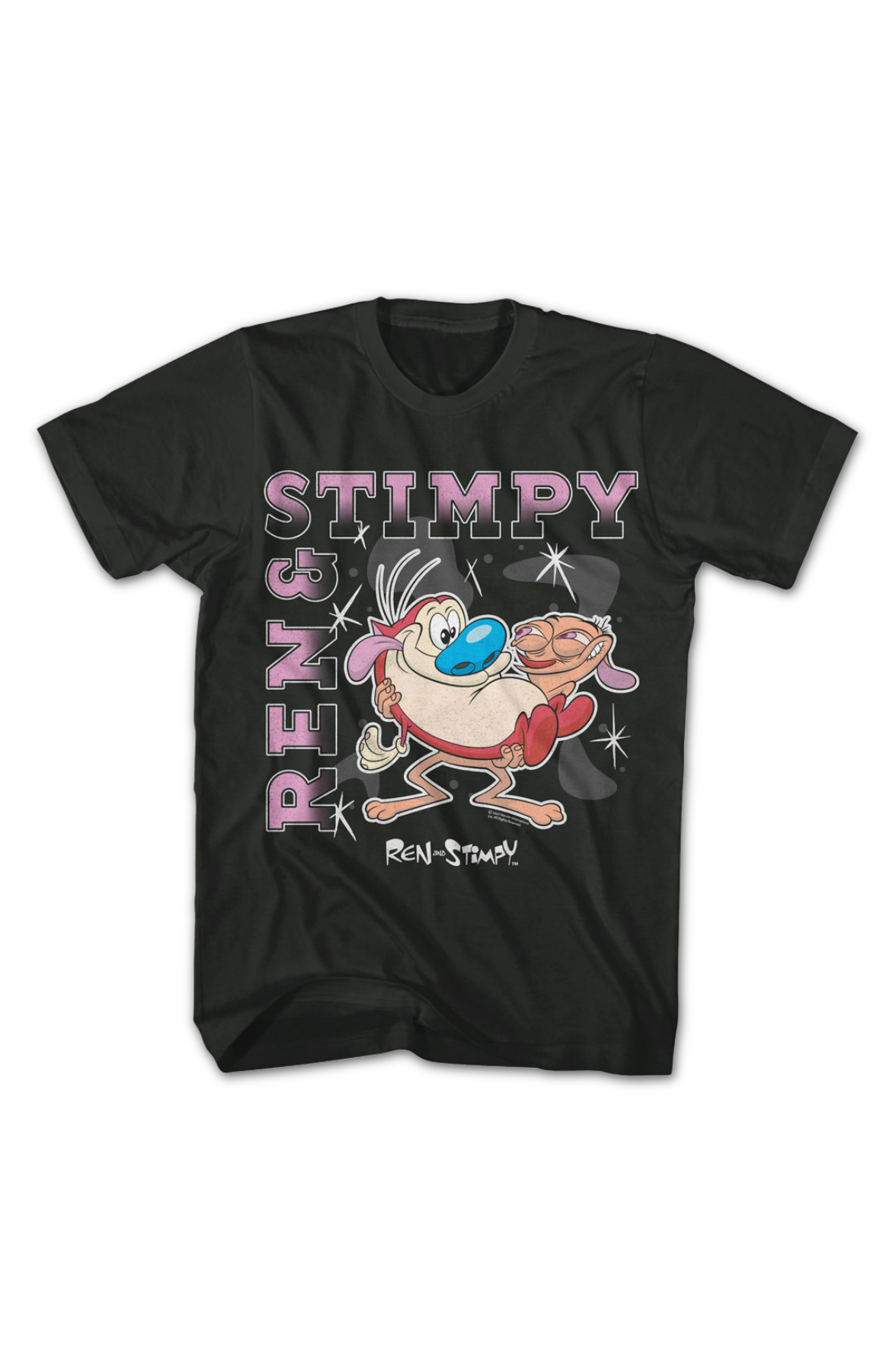 Shapes And Sparkles Ren And Stimpy T-Shirt